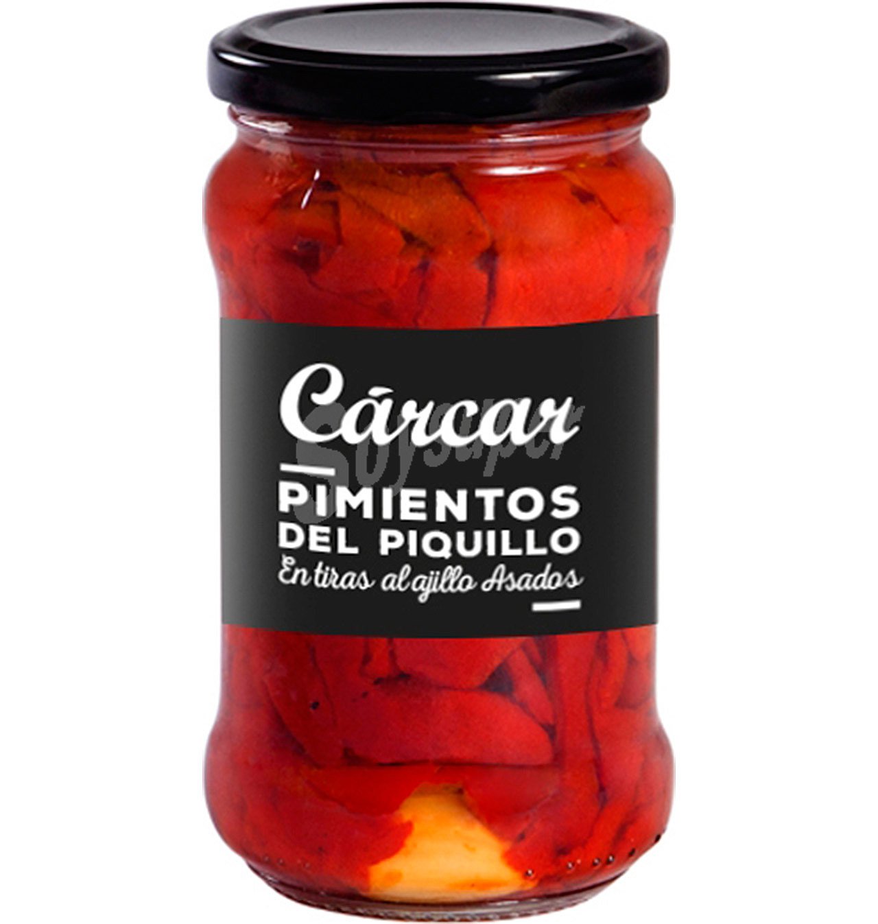 Pimiento tiras cárcar piquillo asado