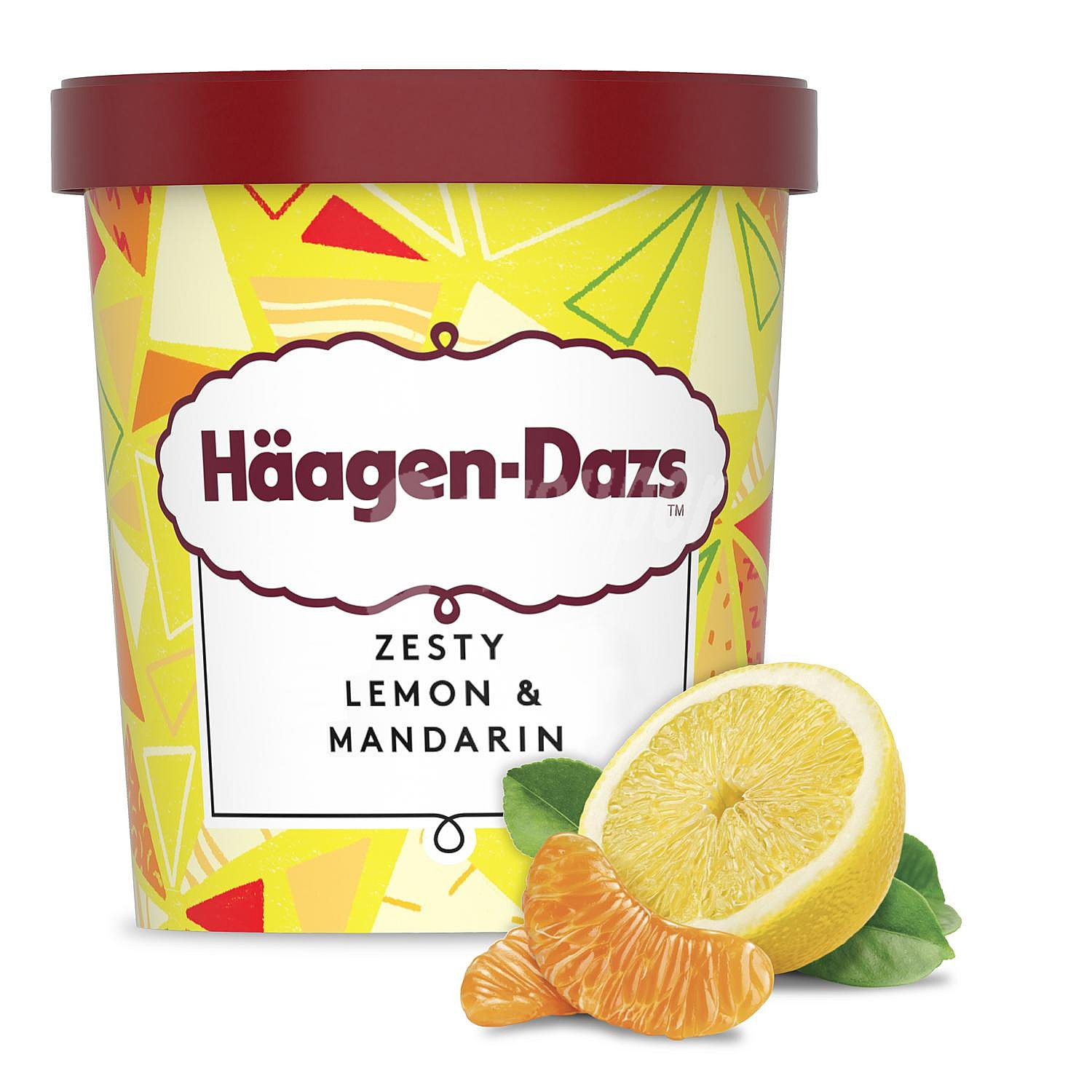 Helado de limón y mandarina Häagen Dazs