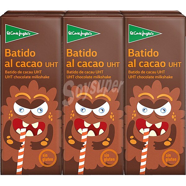 Batido de cacao sin gluten