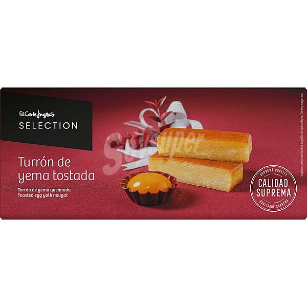 Turrón de yema tostada Sin Gluten Calidad Suprema