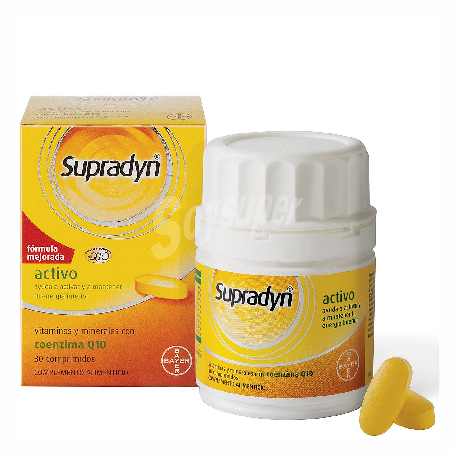 Complemento vitamínico con coenzima Q10 Supradyn Activo Bayer