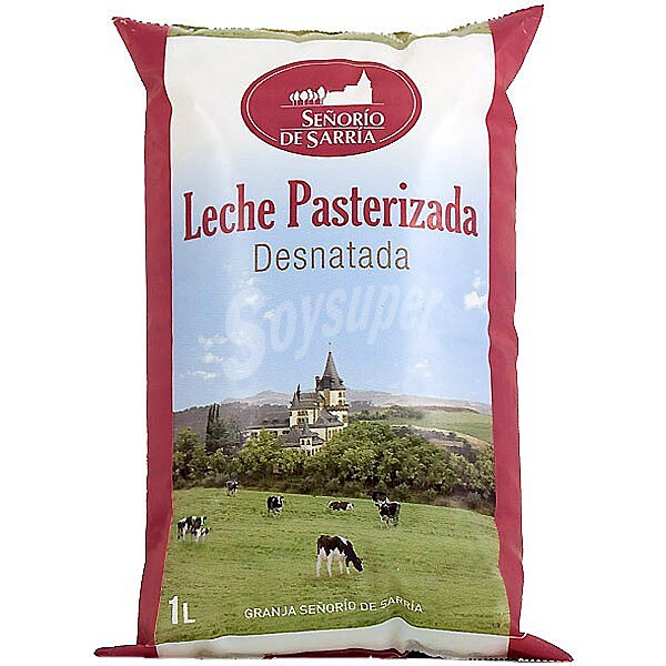 Leche pasterizada desnatada