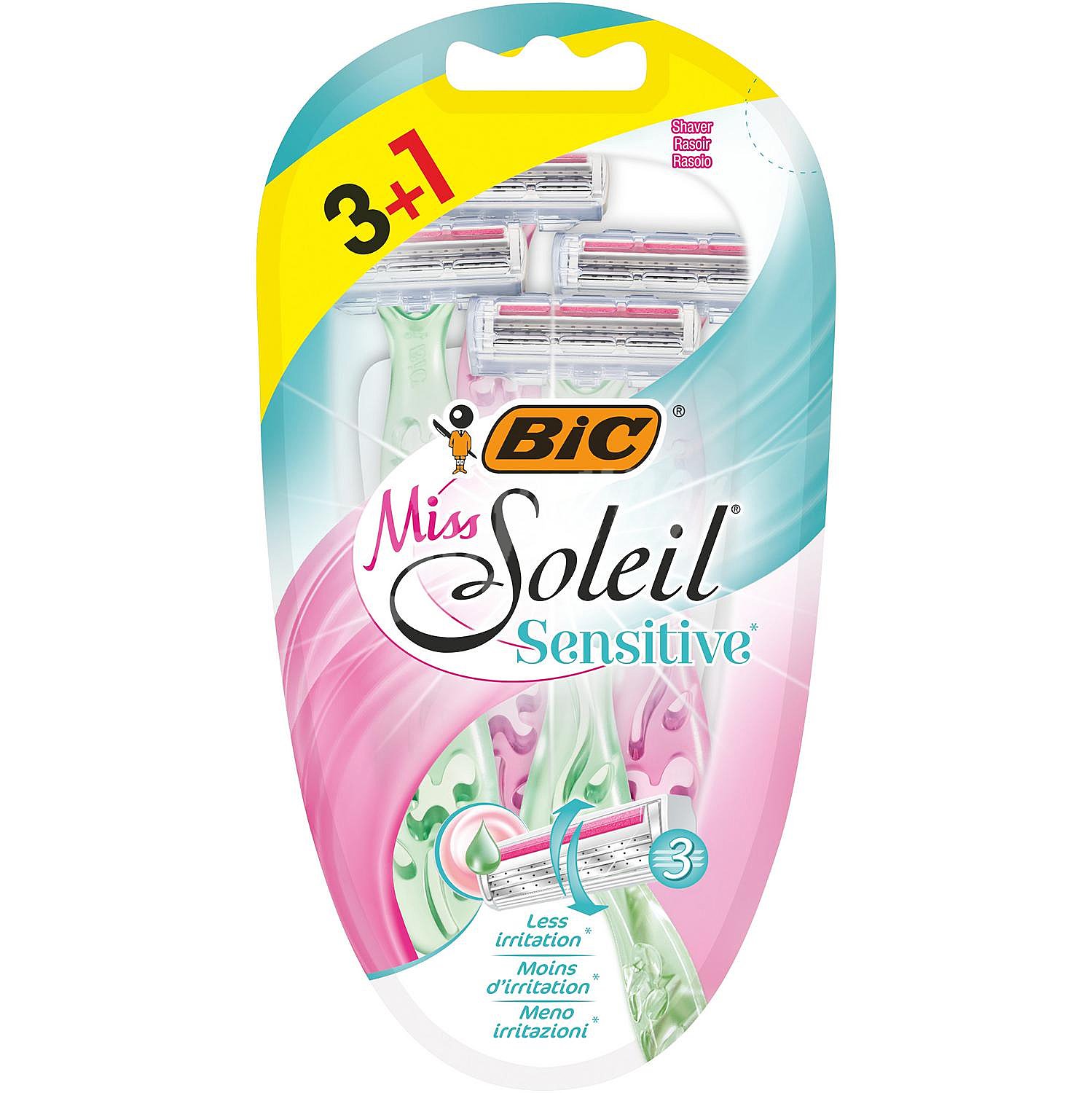 Maquinillas desechables para mujer Miss Soleil Sensitive Bic