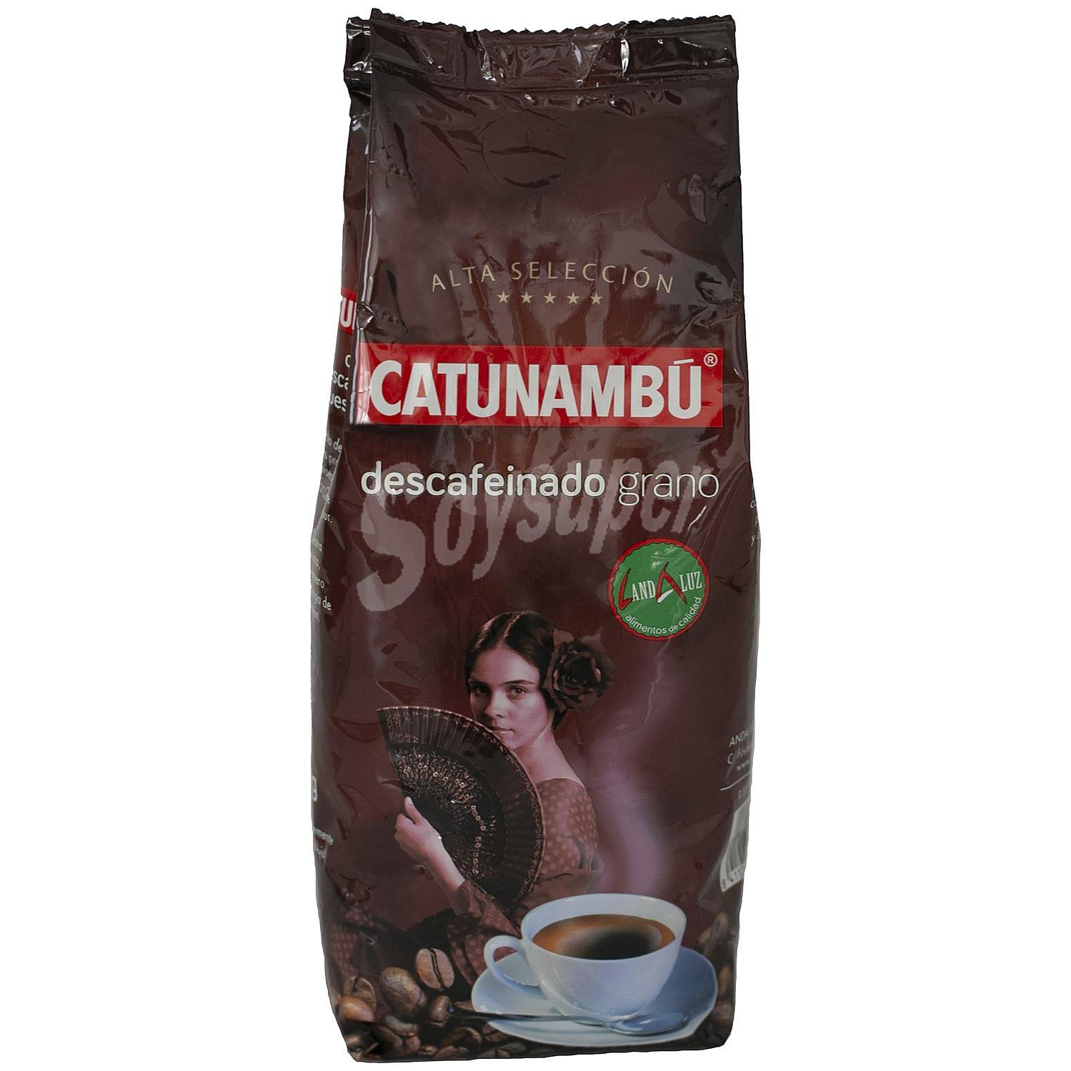 Café descafeinado en grano Catunambú