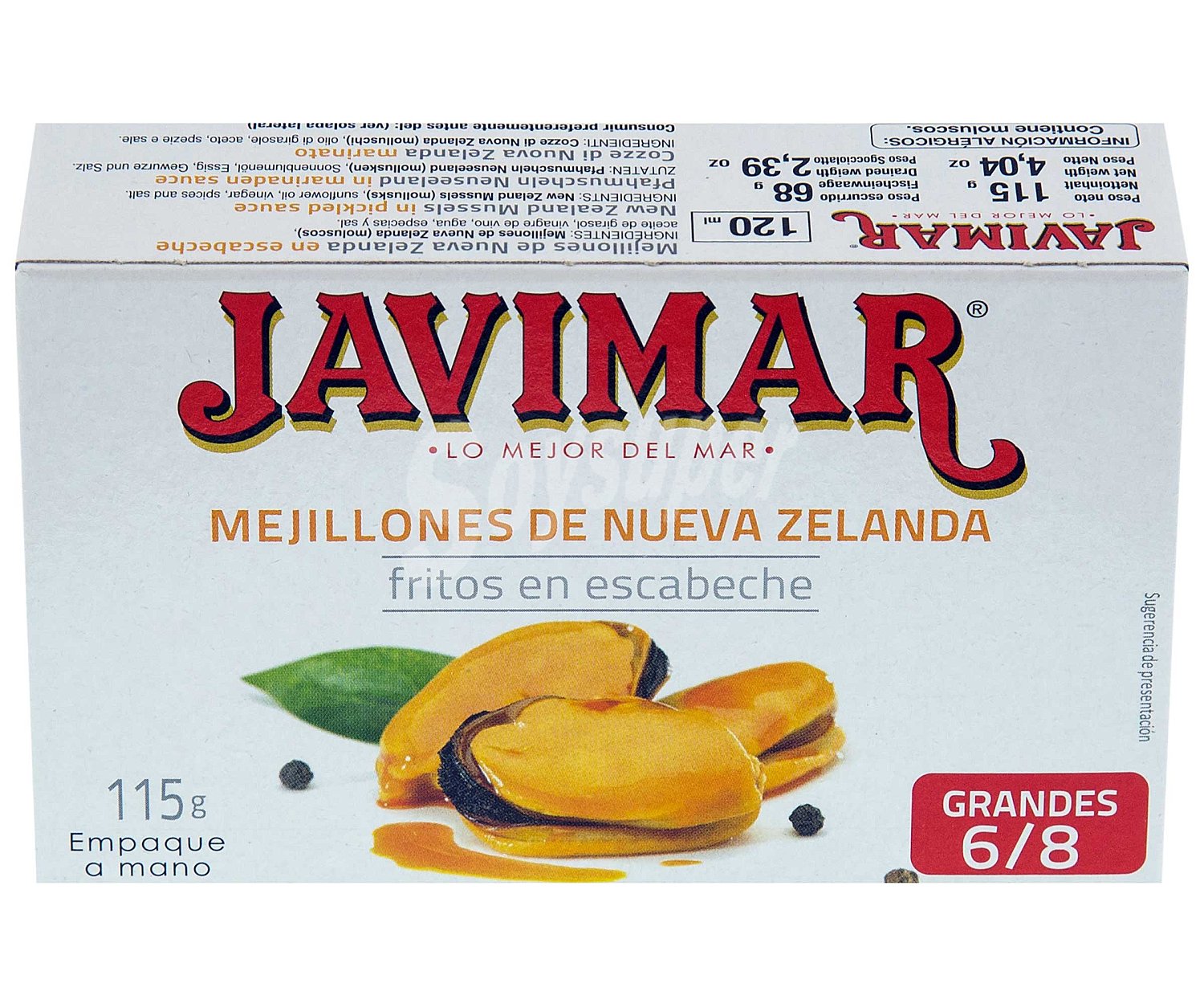 Javimar Mejillones escabeche javimar