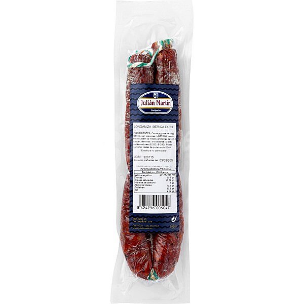 Longaniza extra ibérica roja 