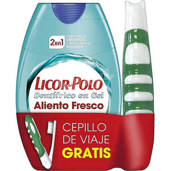 Dentífrico con elixir 2 en 1 Aliento Fresco