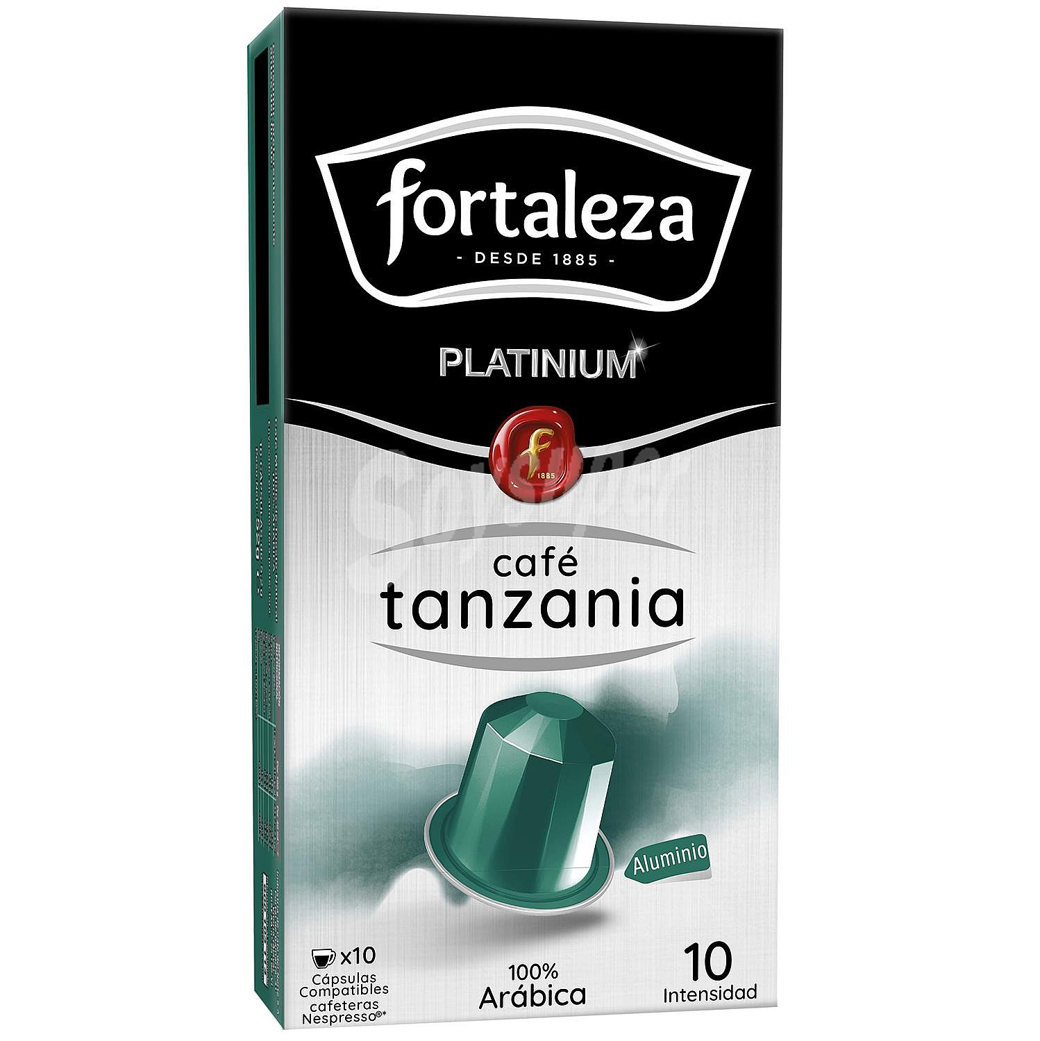 Platinum Tanzania café intensidad 10 compatibles con máquinas Nespresso