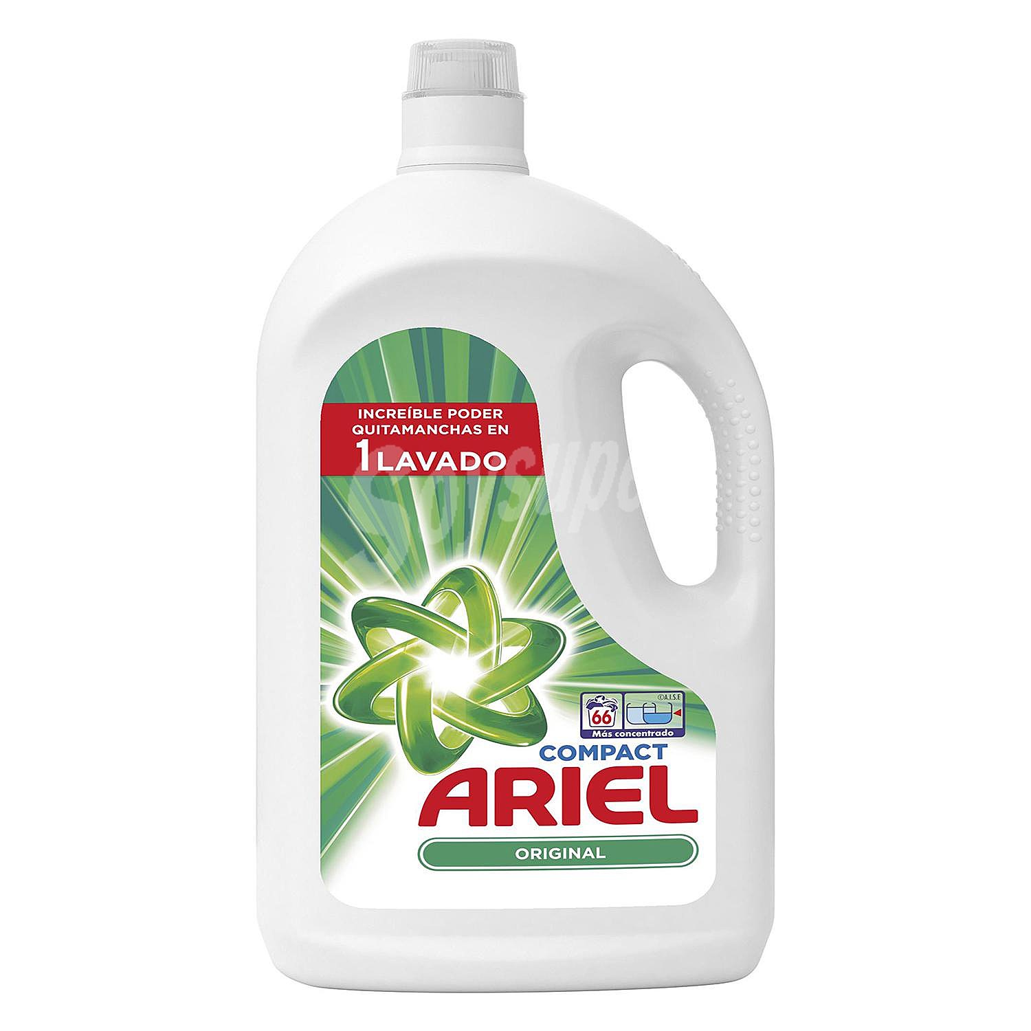 Detergente líquido Compact Ariel original