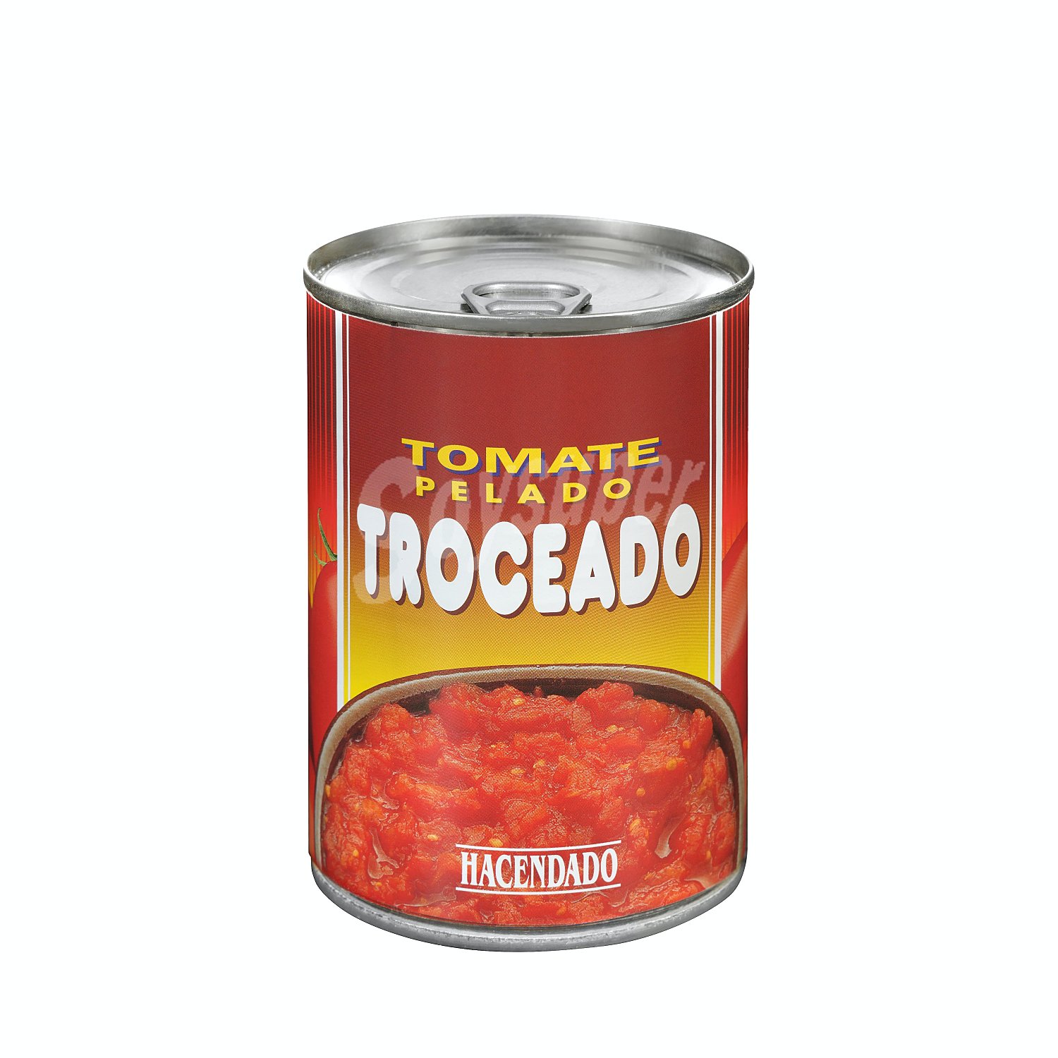 Tomate natural troceado