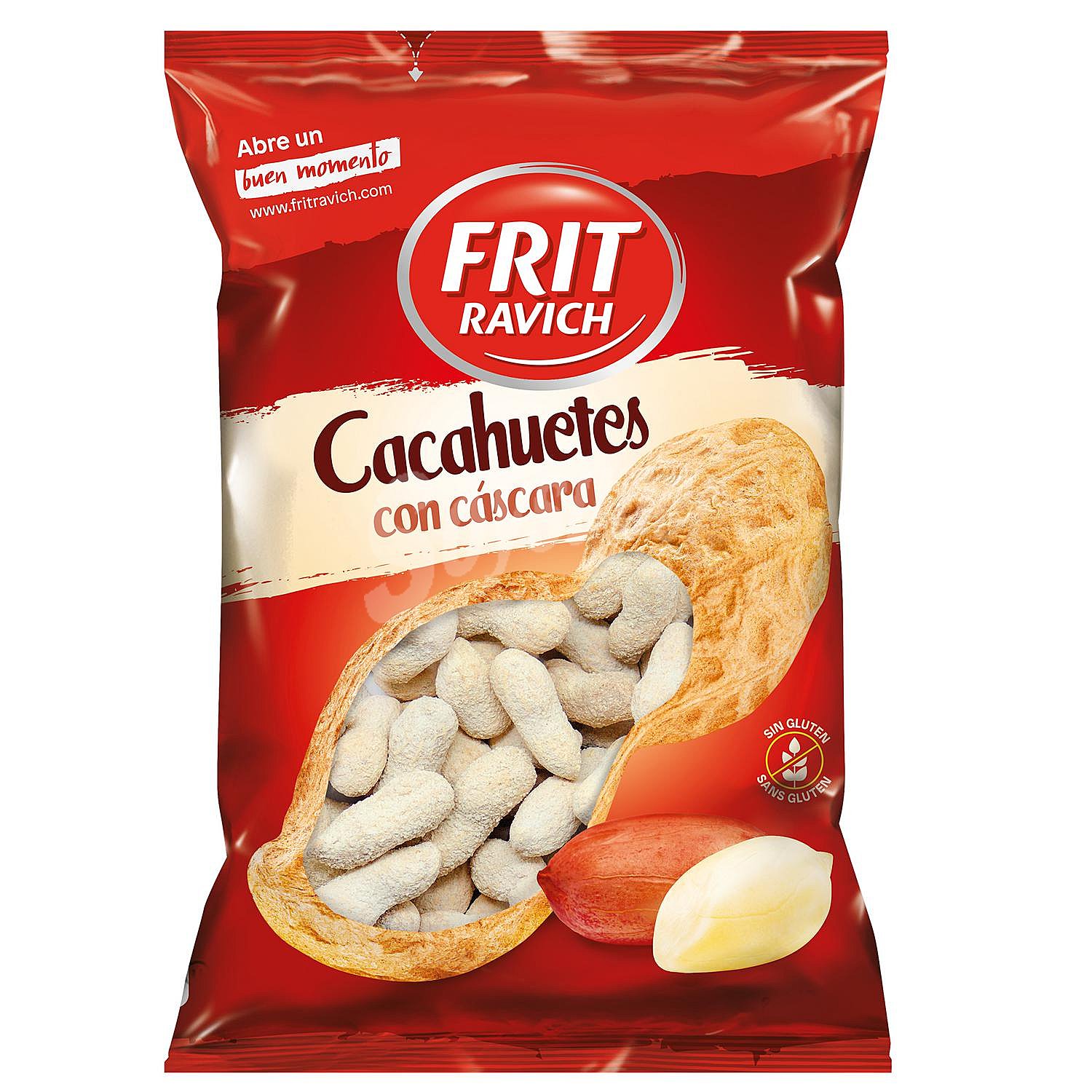 Cacahuetes con cáscara Frit Ravich sin gluten