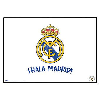 Tapete escolar Hala Madrid, real madrid