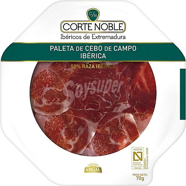 Paleta de cebo de campo ibérica (50% raza ibérica)