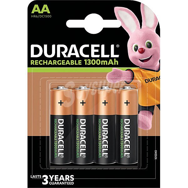 Recharge Plus pila alcalina AA hr-06 blister 4 unidades