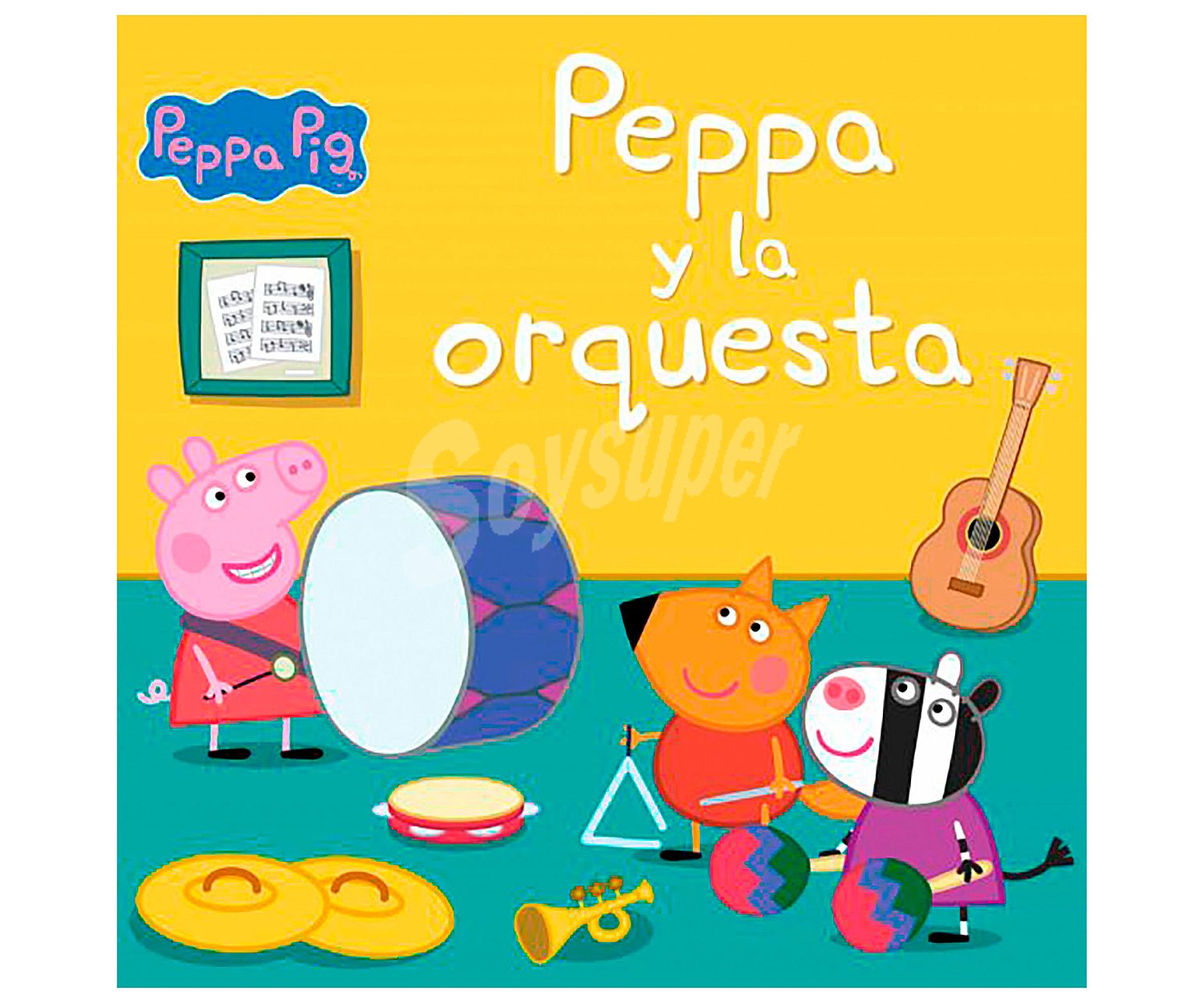 Peppa Pig y la orquesta, VV. AA. Género: preescolar, personajes. Editorial Beascoa.