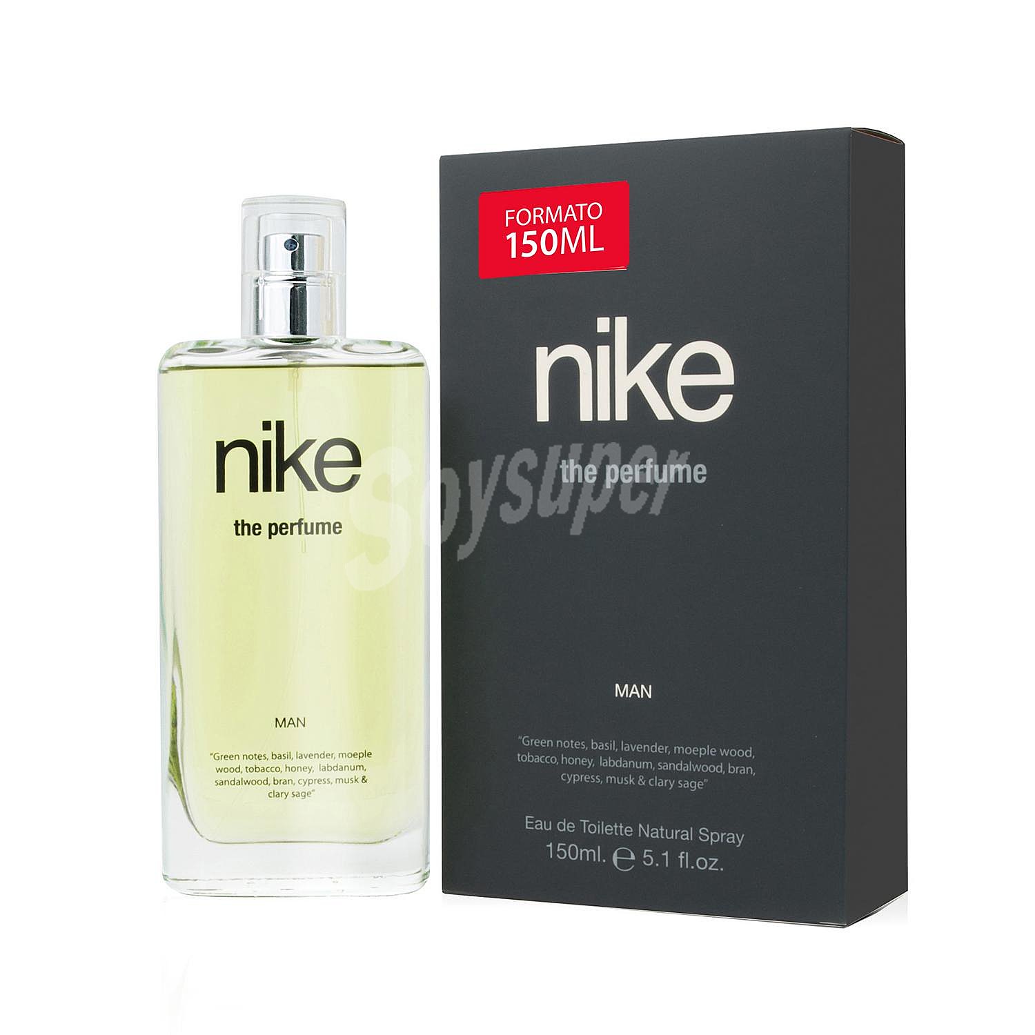 Agua de colonia natural spray Man The Perfume Nike