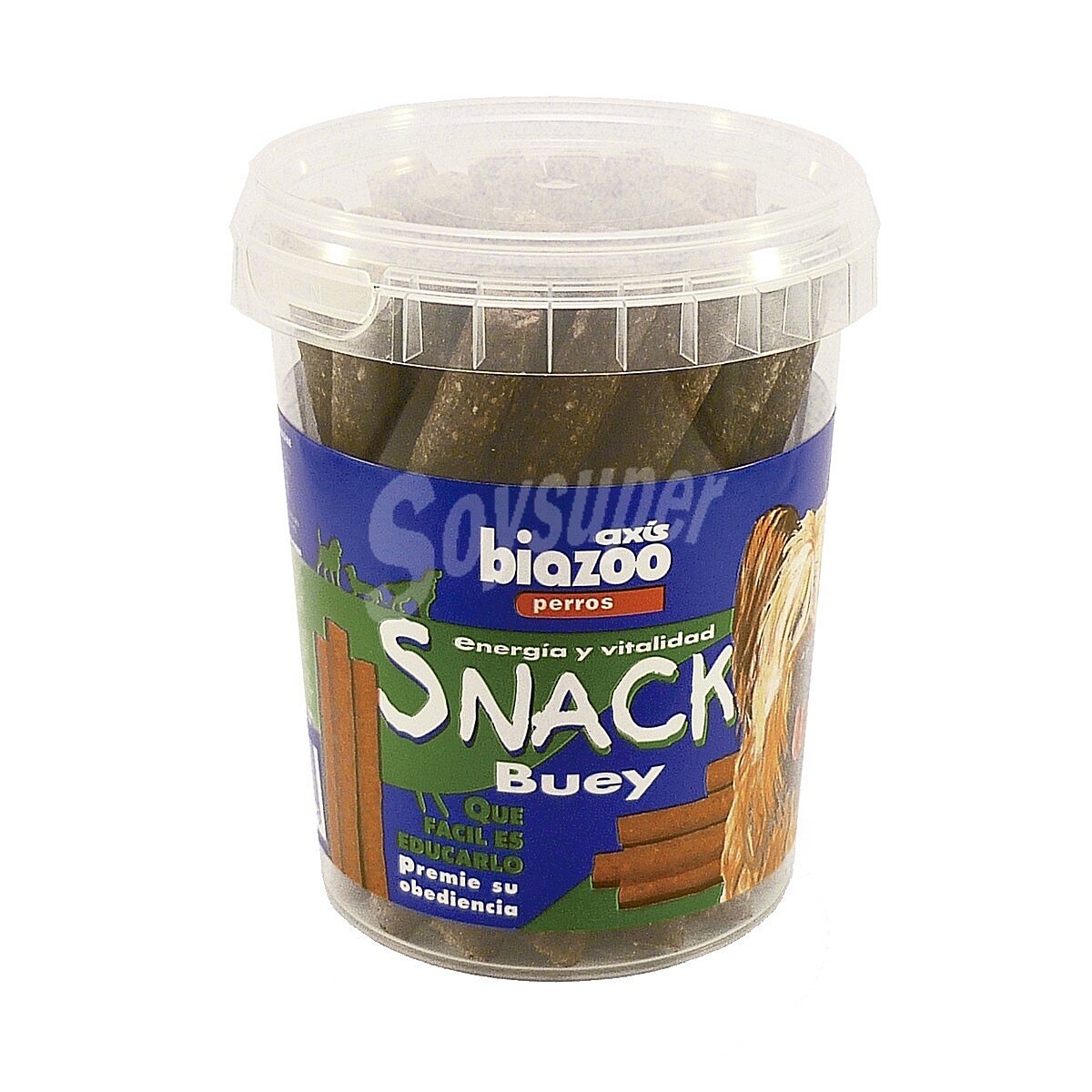 Snack para perros con buey