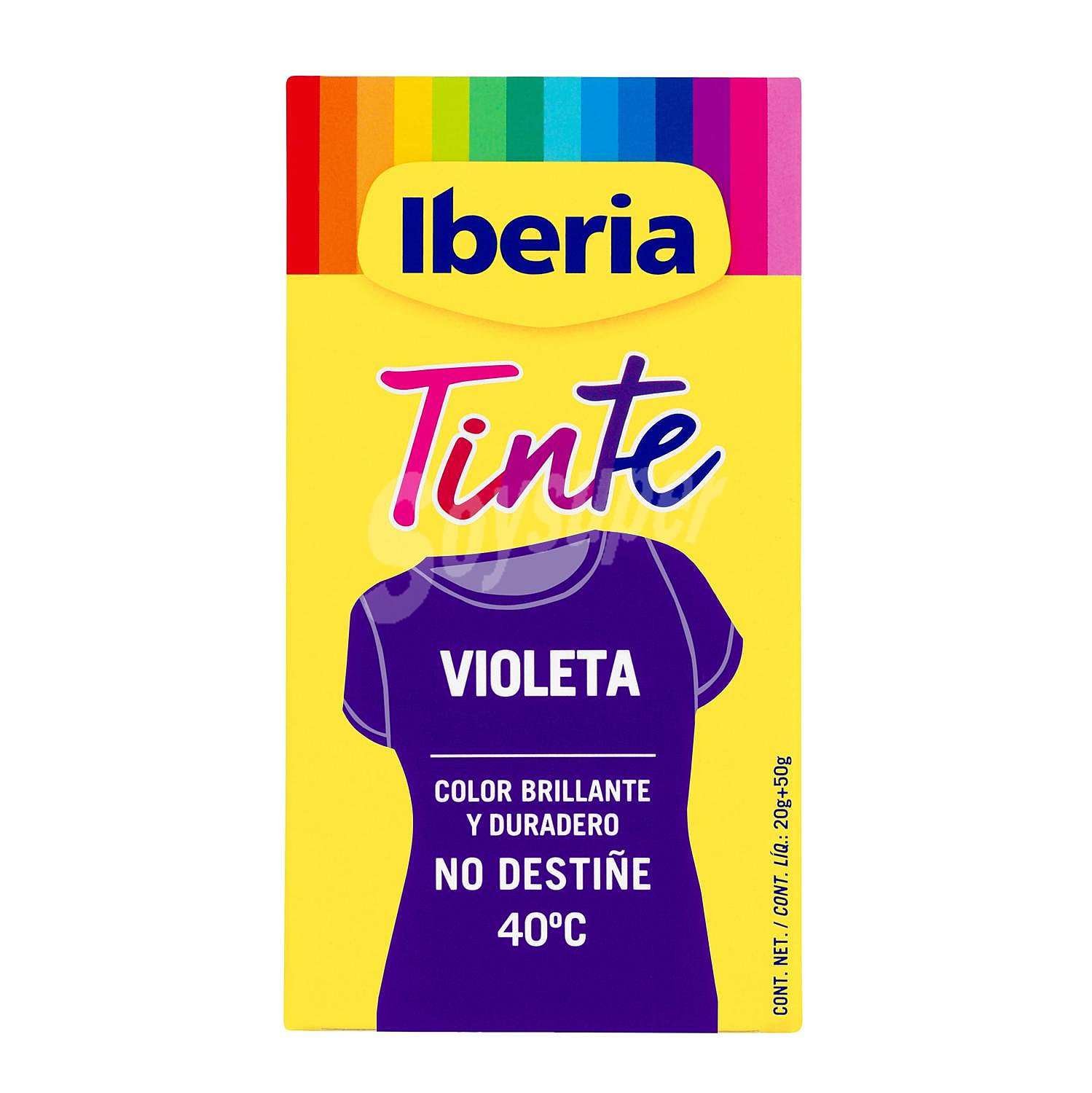 Tinte ropa violeta