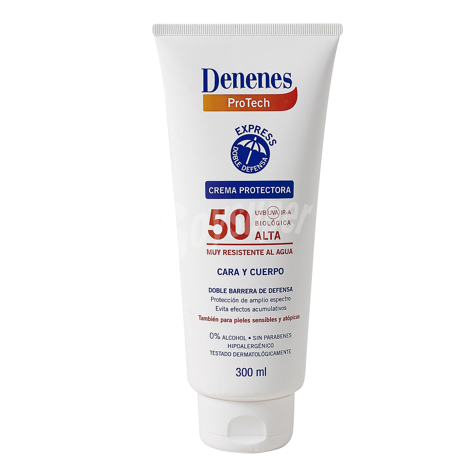 Protector solar en crema especial niños y bebés para cara y cuerpo con factor protección 50 (alta)