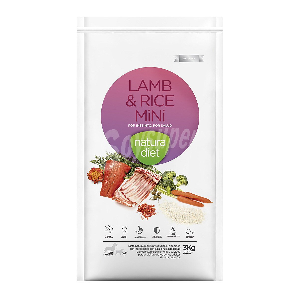 Lamb & rice mini pienso para perros mini adultos con cordero y arroz diet