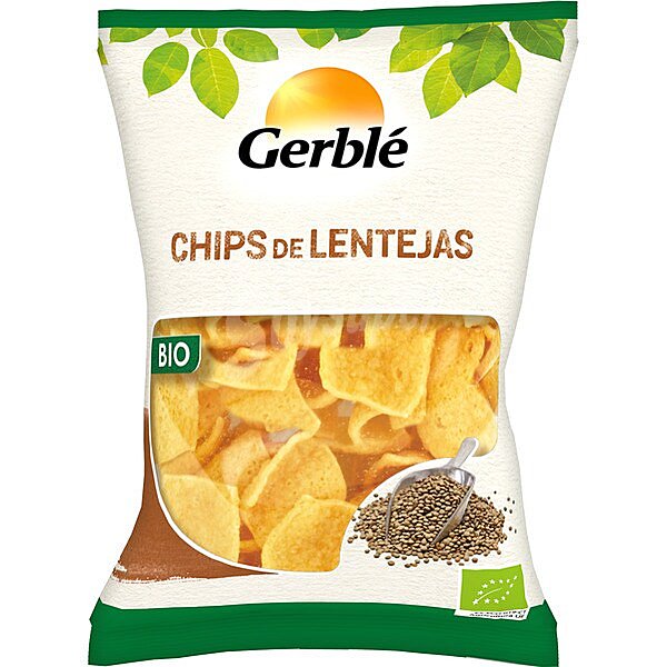 Bio chips ecológicos de lentejas