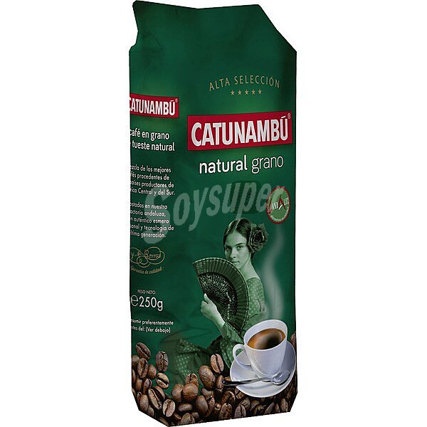 Café natural en grano