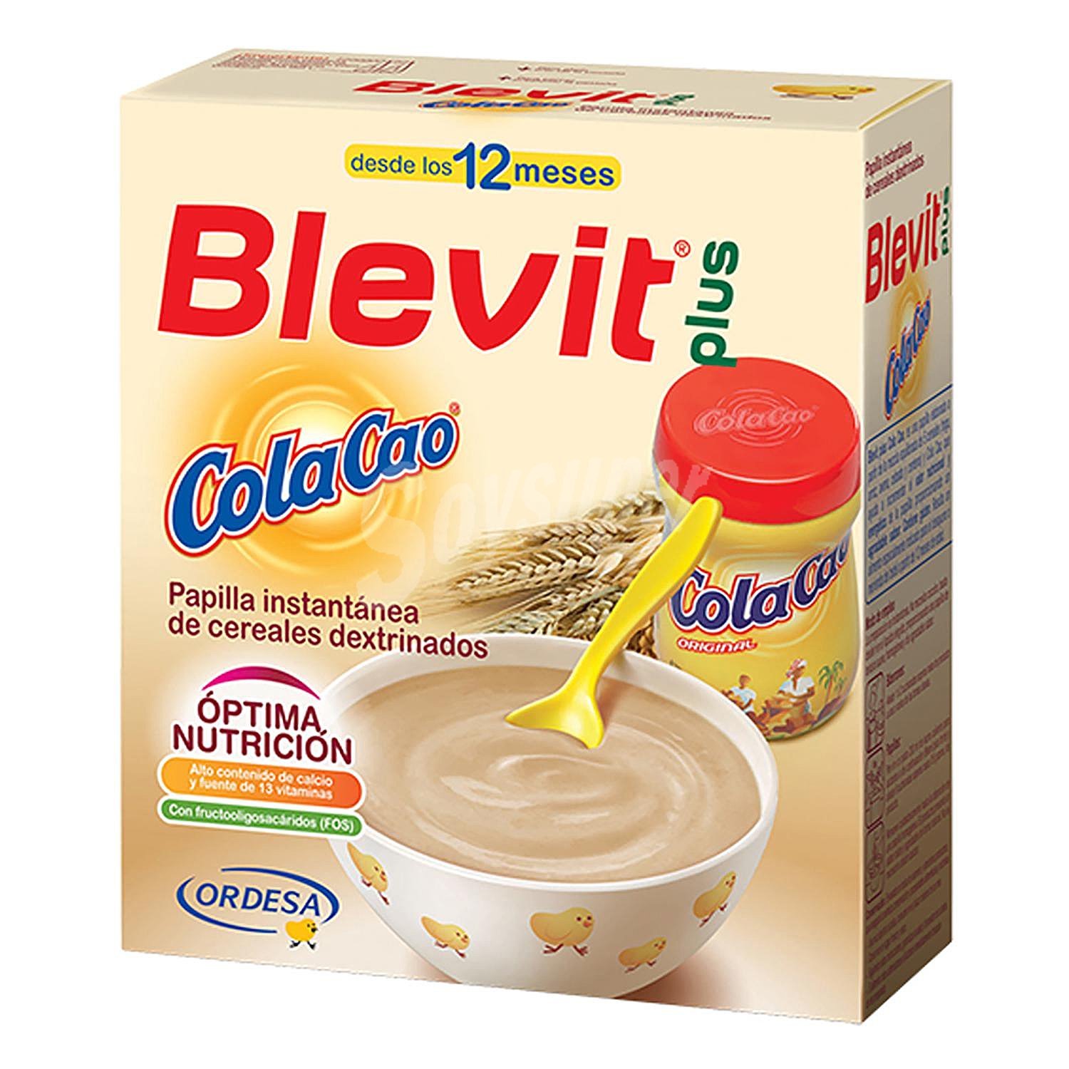 Papilla Infantil Blevit Plus Cola Cao