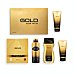 Lote hombre golden boy gel fijador 100 ml+gel 250 ml+mascarilla facial tela+balsamo after shave 100 ml+desodorante body spray 200 ml