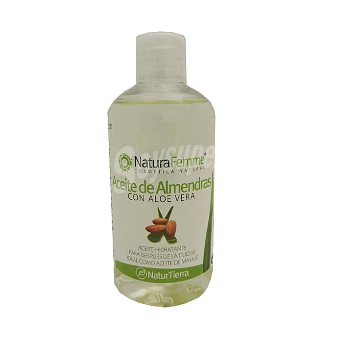 Aceite hidratante de almendras con aloe vera