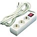 Base 3 tomas con interruptor 5 metros