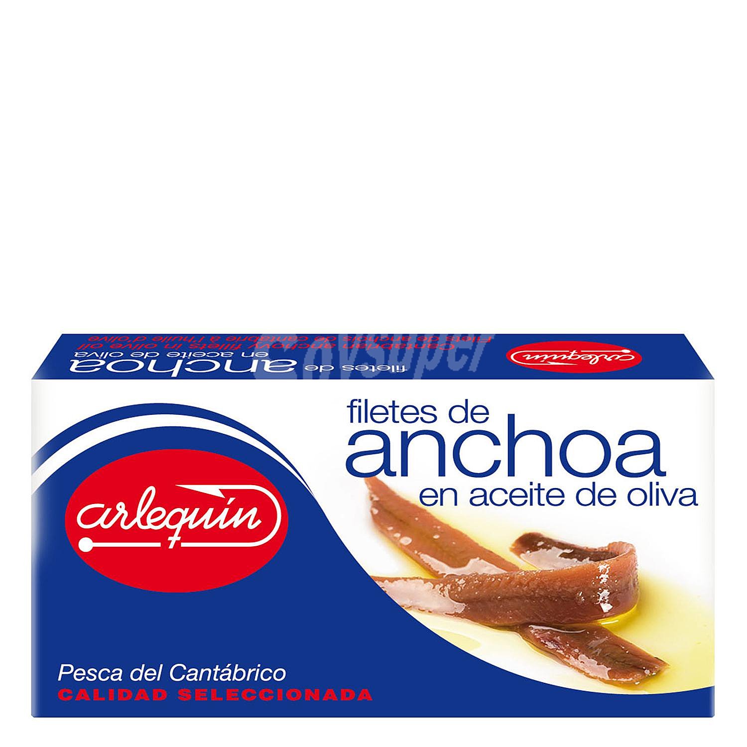 Filetes de anchoa en aceite de oliva Arlequín