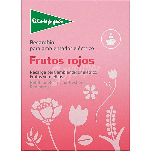 Ambientador eléctrico frutos rojos recambio 25 ml