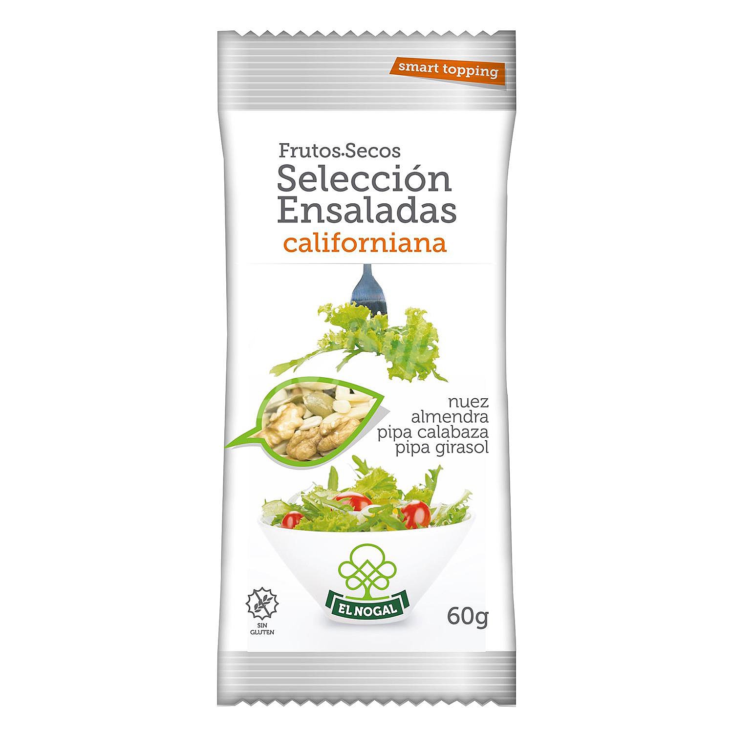 Cocktail de frutos secos para ensaladas California sin gluten