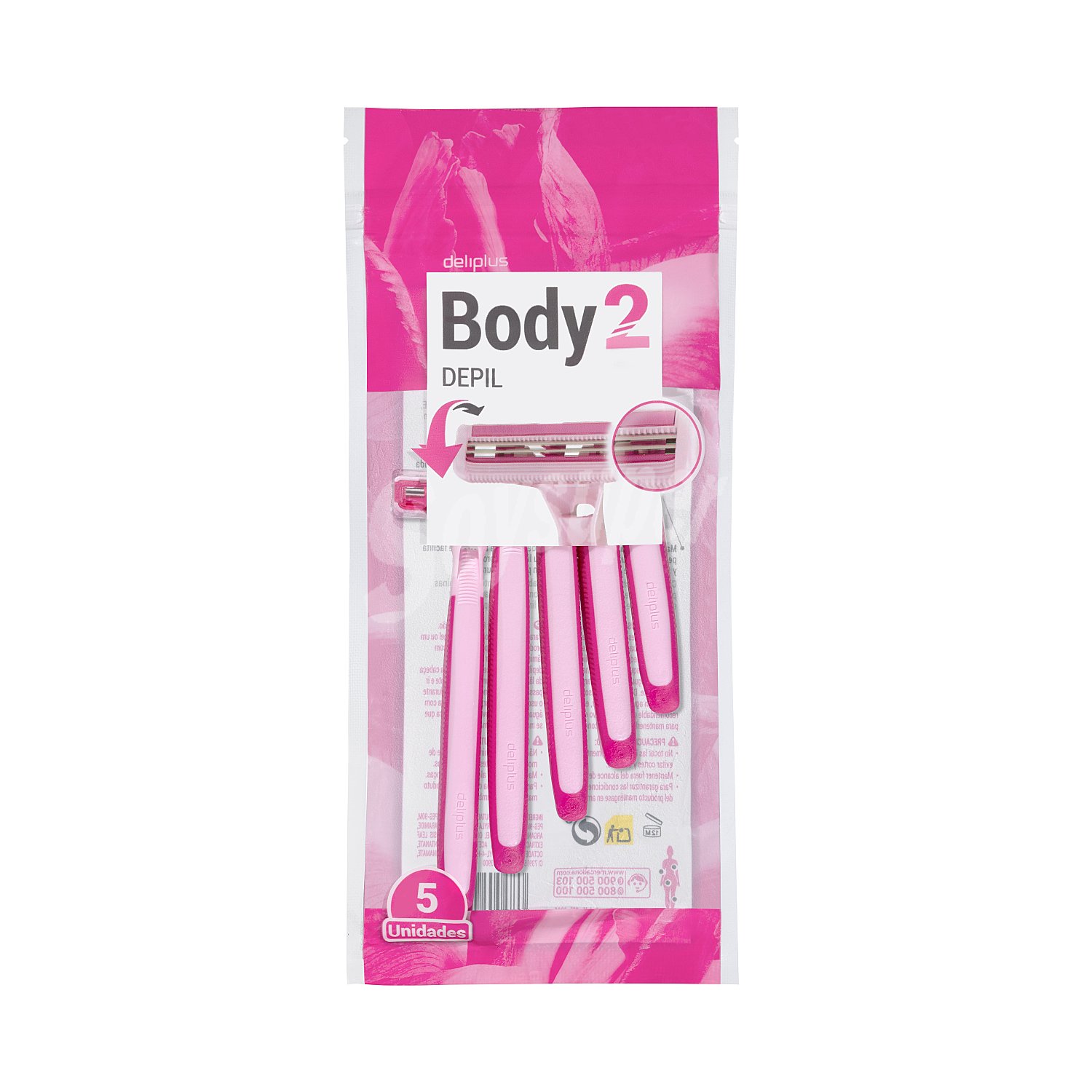 Maquinilla depilacion body desechable 2 hojas