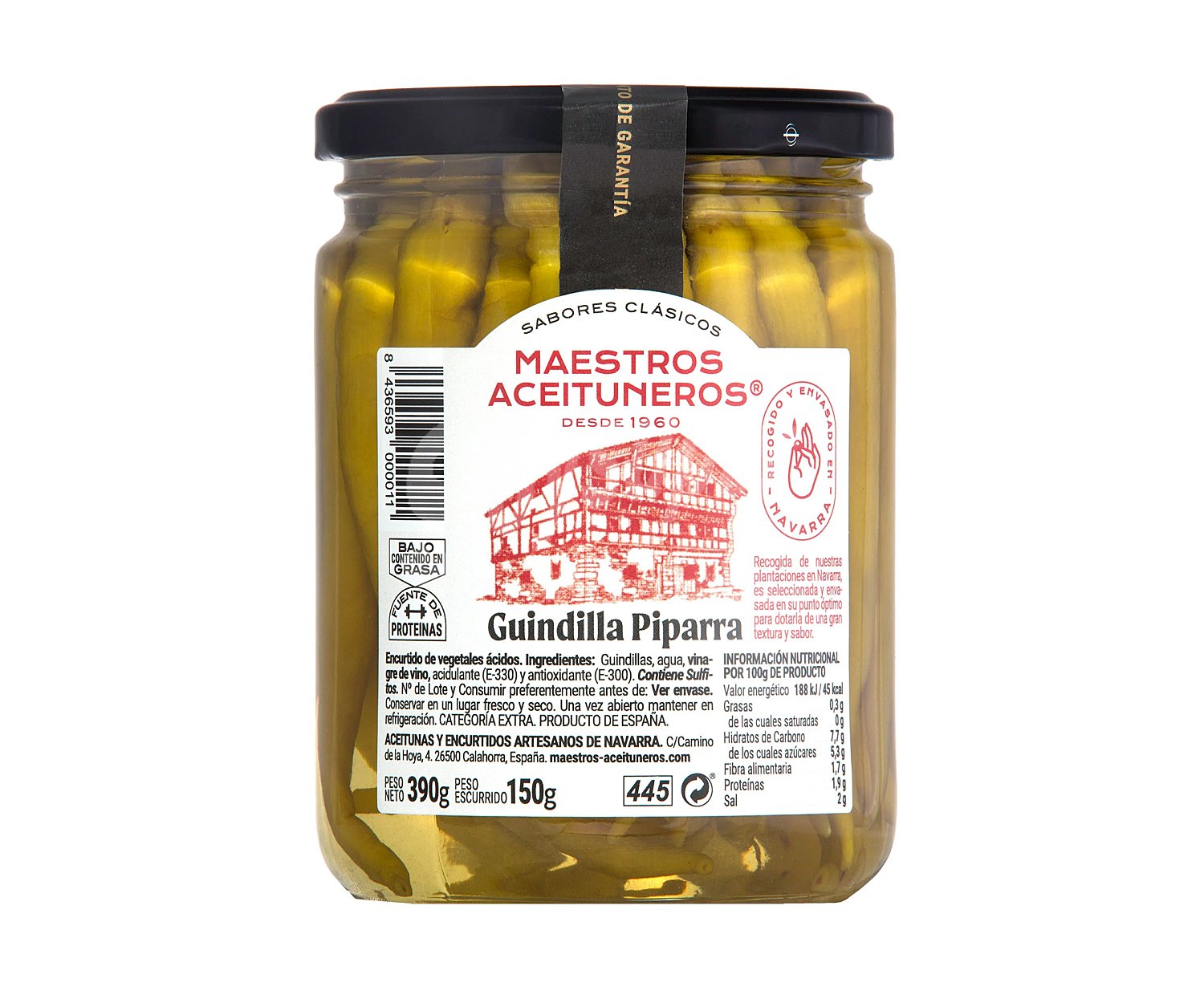 Maestros aceituneros Guindillas piparra maestros aceituneros