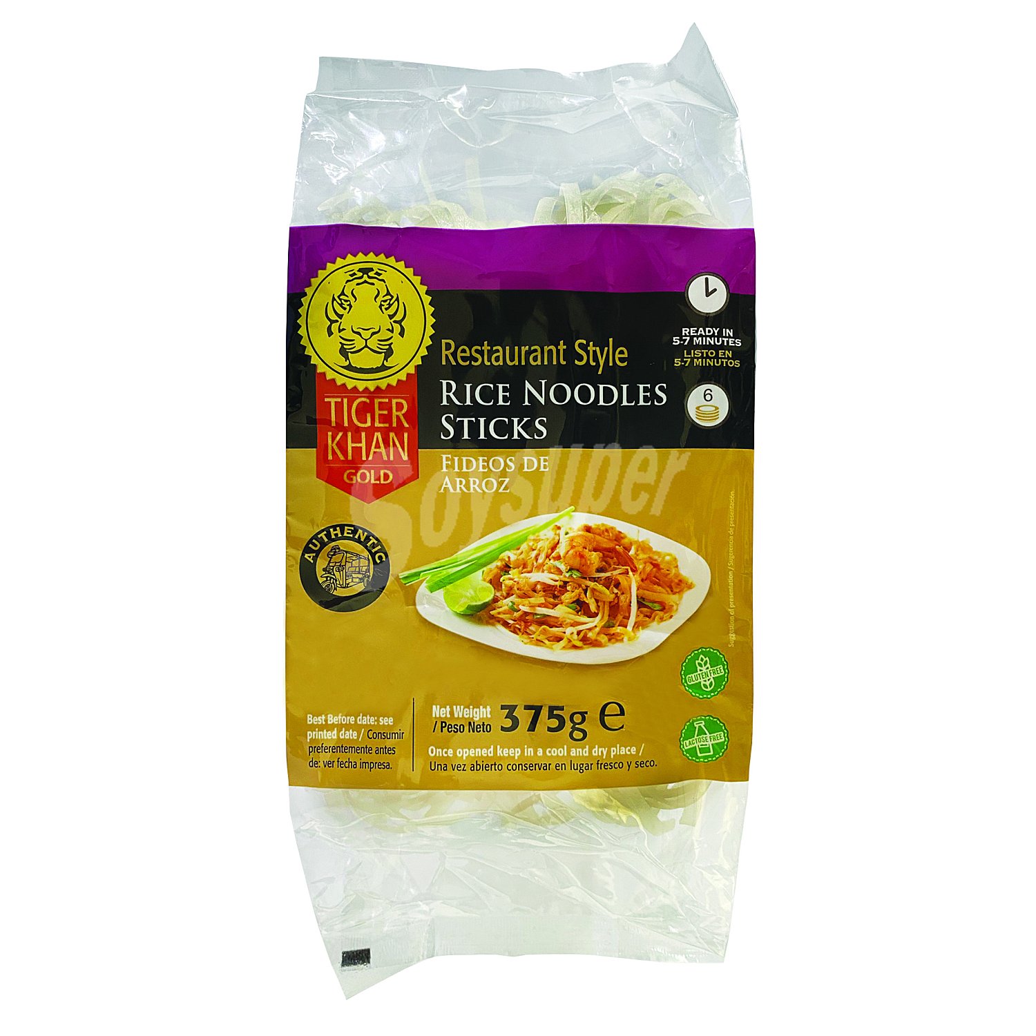 Fideos de arroz bolsa 375 gr