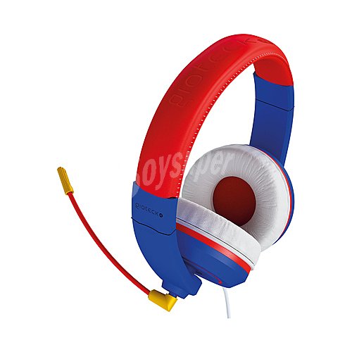 Auriculares gaming tipo casco gioteck XH-100S, multiplataforma, color azul y rojo