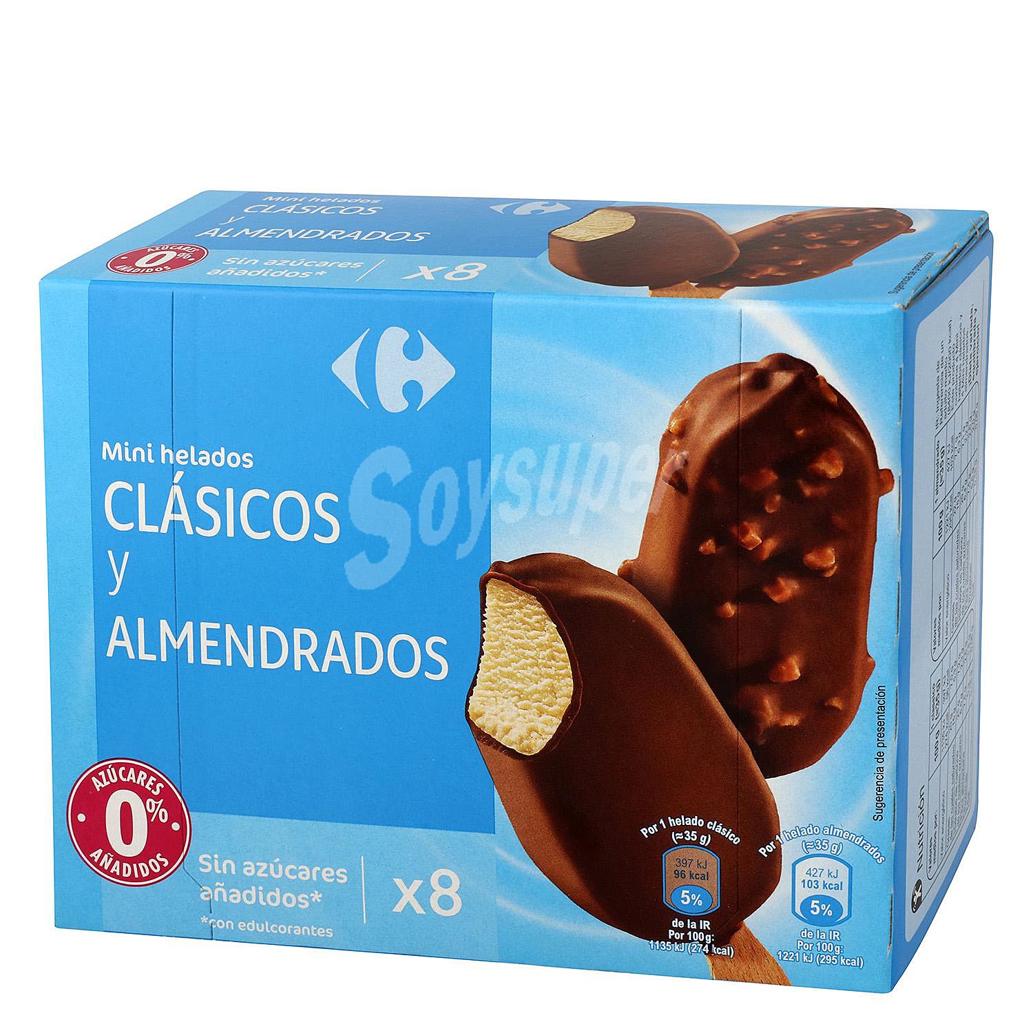 Mini bombón helado cláscio y almendrado Carrefour