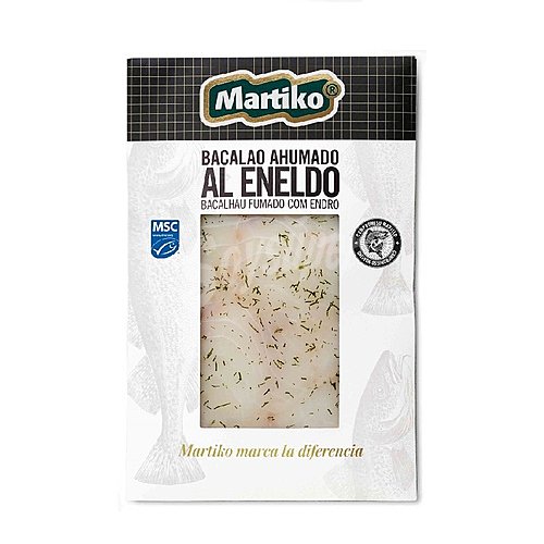 Bacalao ahumado con eneldo