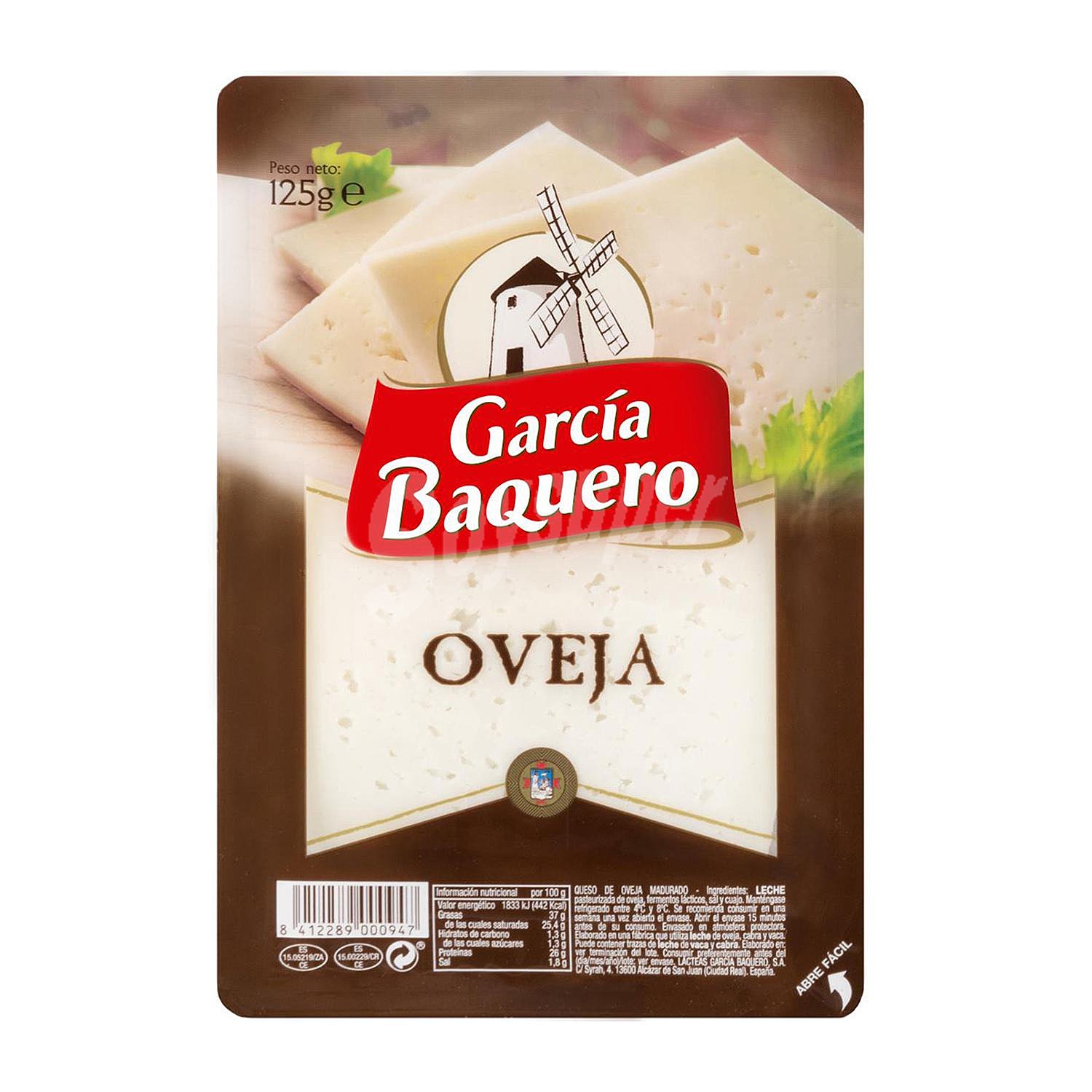 Queso de oveja en lonchas