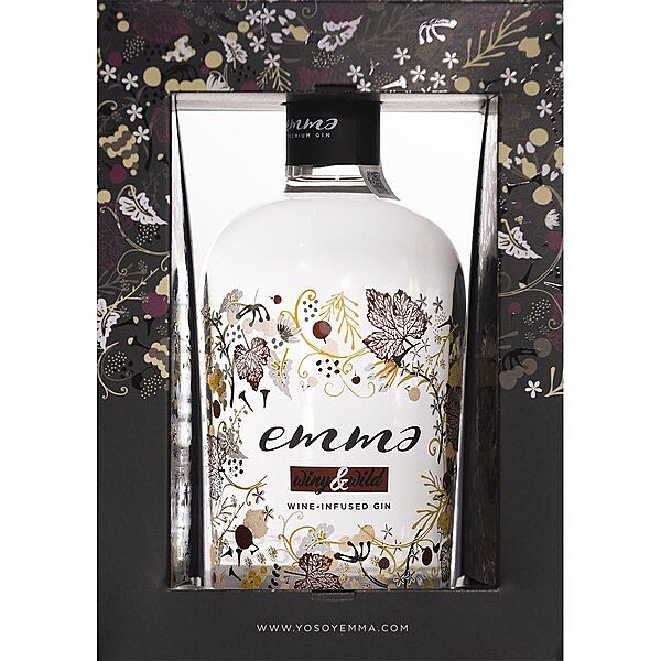 Wine&wild ginebra premium infusionada botella 70 cl