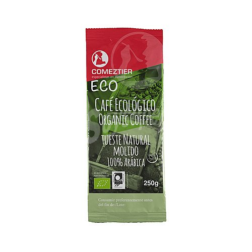 Comeztier Café natural molido ecológico 100 % Arábica comeztier 250