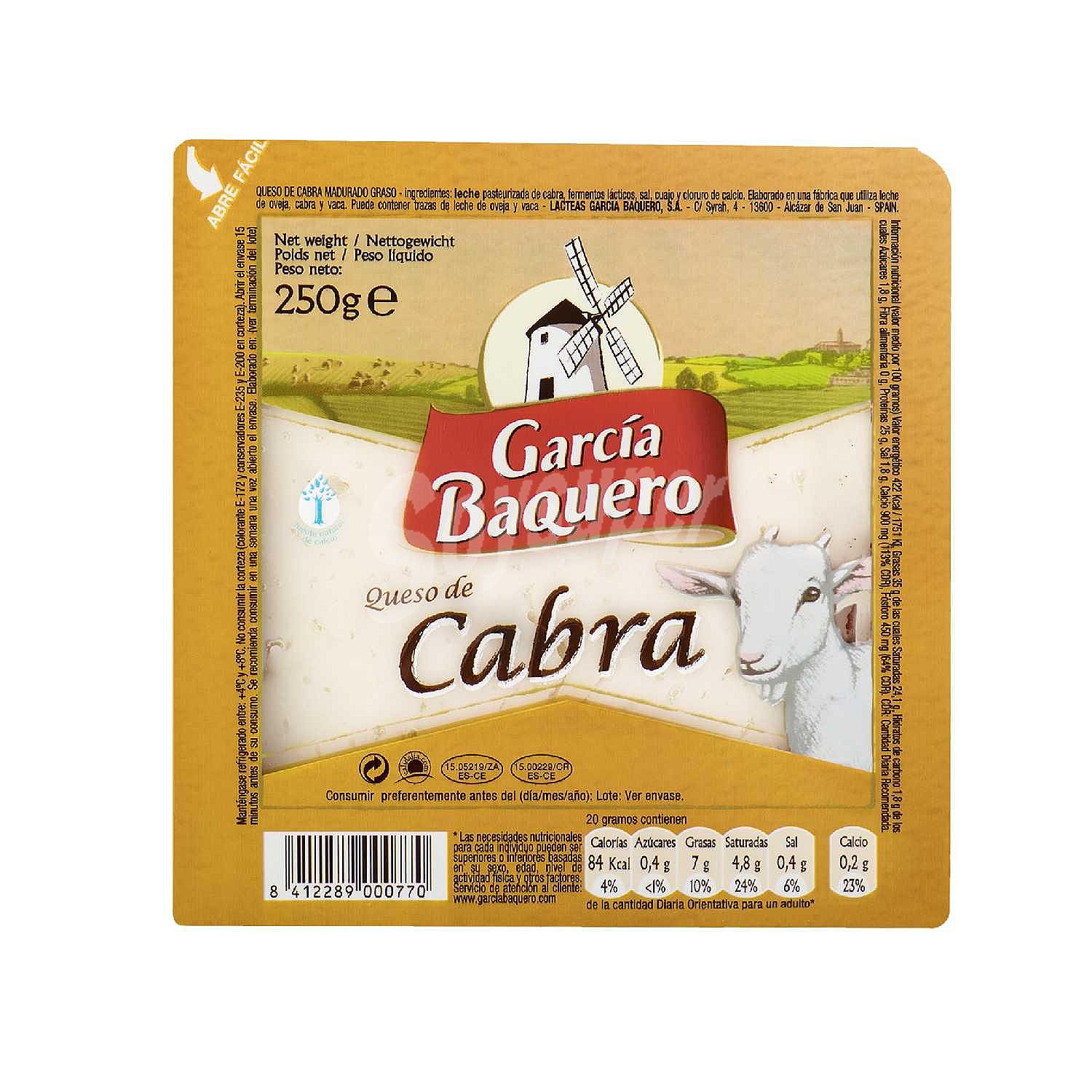 García baquero Queso de cabra garcía baquero