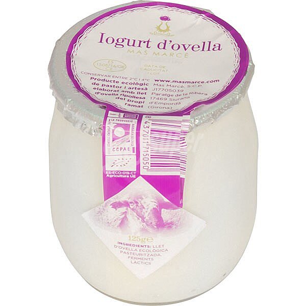 Yogur de oveja natural marce