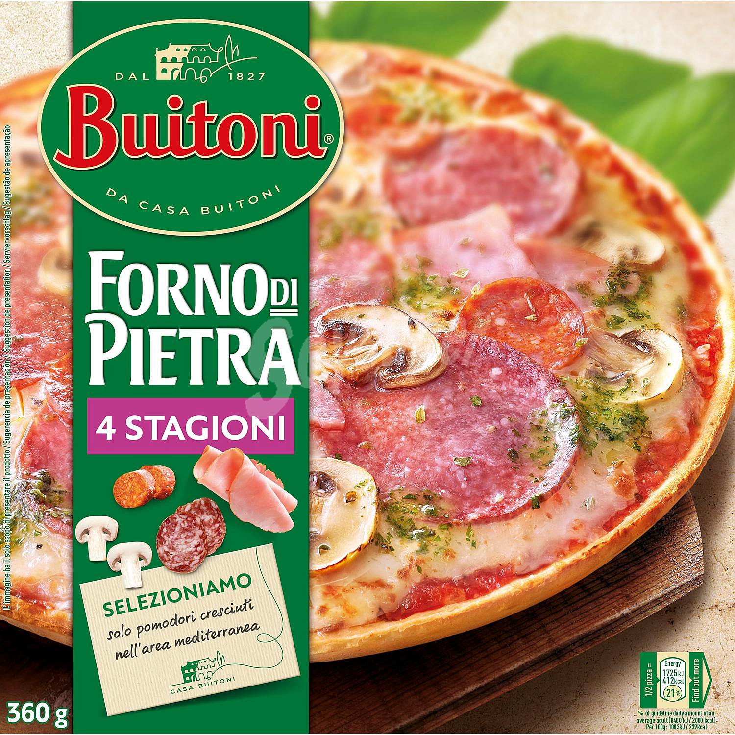 Pizza Forno Di Pietra 4 Stagioni