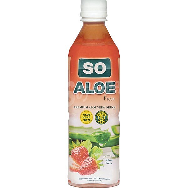 Aloe bebida de Aloe Vera sabor fresa