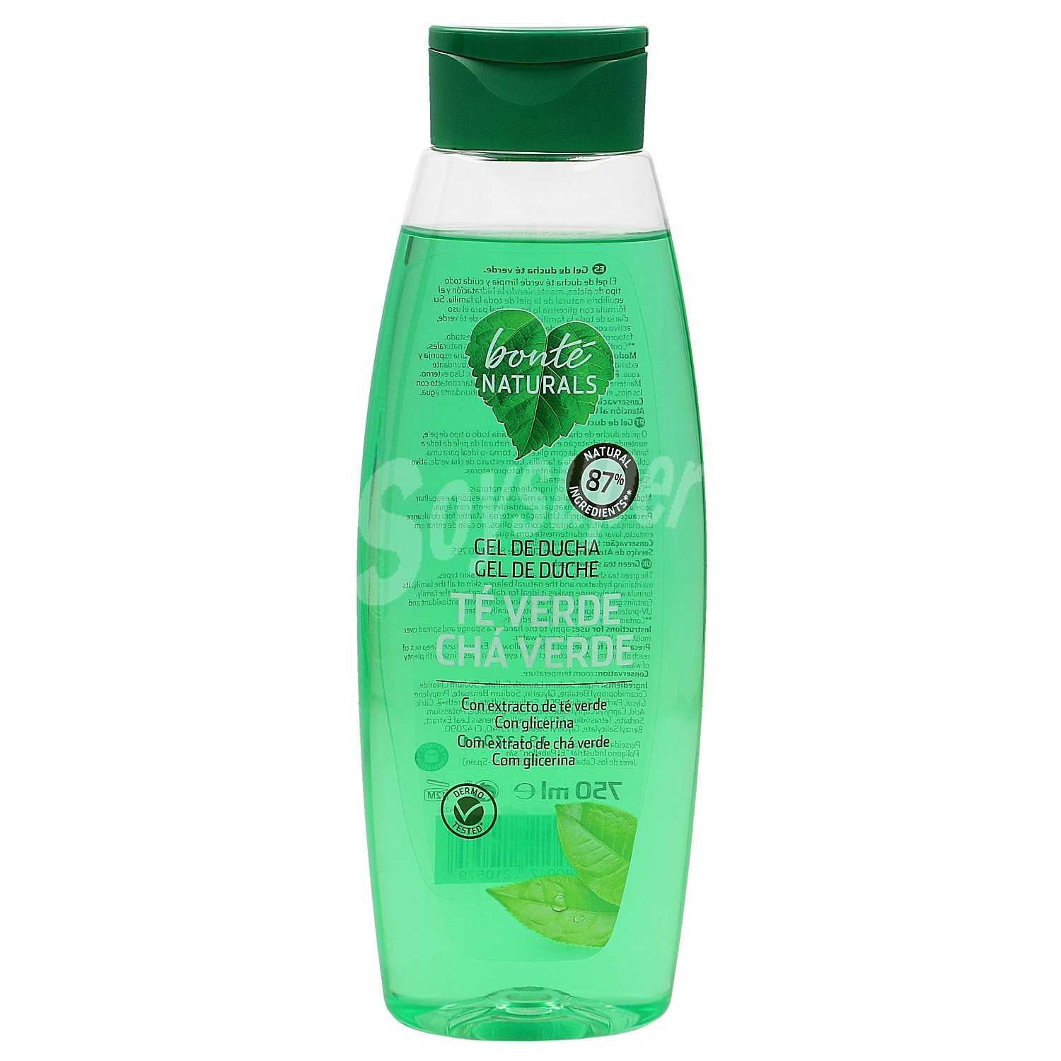 Gel de ducha té verde bote 750 ml