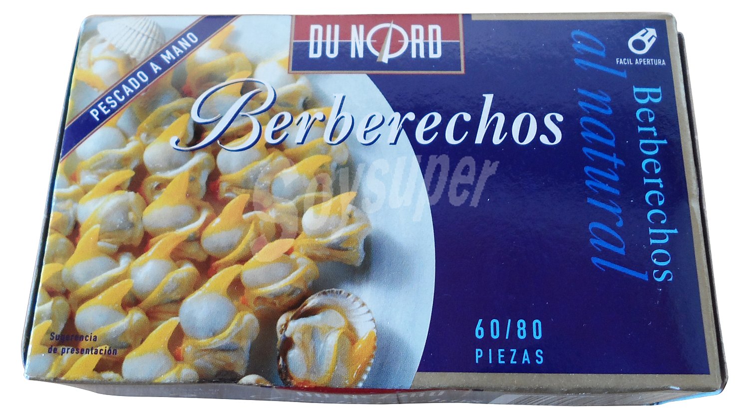 Berberechos natural s (60/90 piezas)