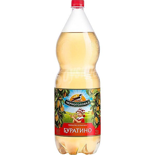 Refresco con gas sabor frutas Buratino