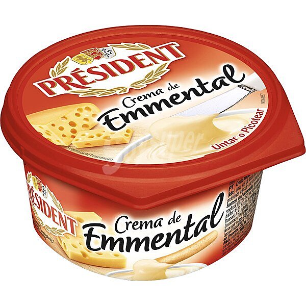 Crema de queso para untar Emmental